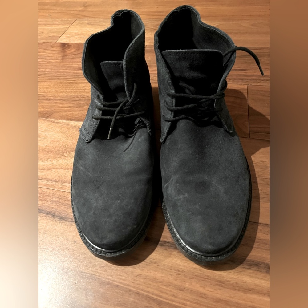 Dark Grey Boots with Laces